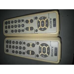 Sony RM-Y172 TV Remote Controls - Set of 2 *No Battery Covers*